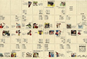 Journal Spirou Calendario 1964 - b Journal Spirou Calendario 1964 - b