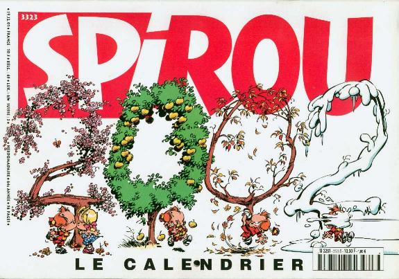 Journal Spirou Calendario 2002