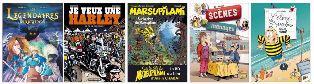 Portadas de los cómics más vendidos en Francia 20-05-2012 - 01