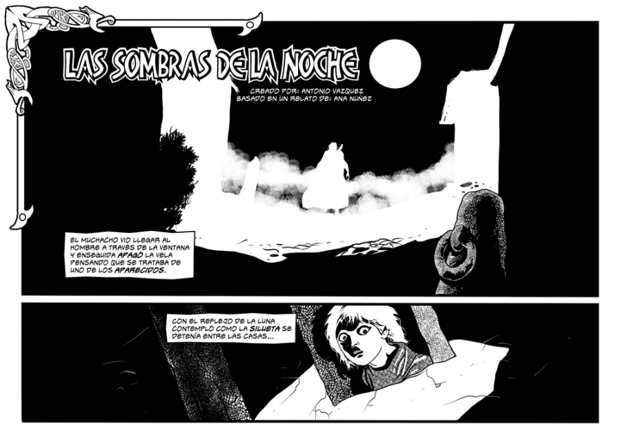 Página 1 de Las sombras de la noche de Antonio Nuñez Página 1 de Las sombras de la noche de Antonio Nuñez