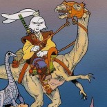 Ilustración de Space Usagi de Stan Sakai Ilustración de Space Usagi de Stan Sakai