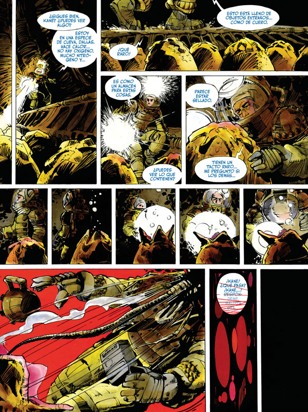 Página de Alien de Goodwin y Simonson