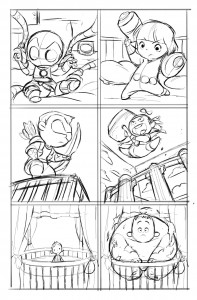 Boceto de Avengers Babies vs Xmen - 01 Boceto de Avengers Babies vs Xmen - 01