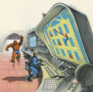 Ilustración de Earl-Norem para Fantastic Four Island of Danger - 01 Ilustración de Earl-Norem para Fantastic Four Island of Danger - 01