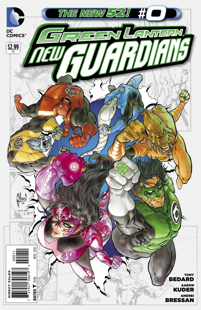 Green Lantern: New Guardians 0: portada final