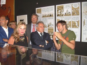 Inauguración de la exposición de Paco Roca Inauguración de la exposición de Paco Roca