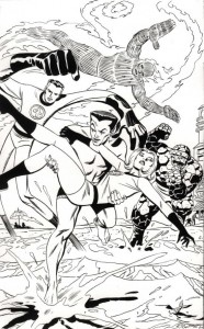 Fantastic Four 4 por Steve Rude Fantastic Four 4 por Steve Rude