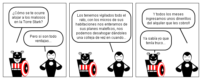Los malosos en casa por Nacho Los malosos en casa por Nacho