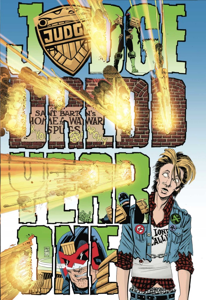 Portada Judge Dredd Year One de Dave Sim Portada Judge Dredd Year One de Dave Sim