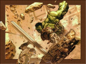 Ilustración Planeta Hulk - integral