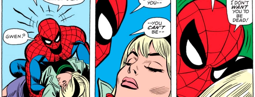 Marvel Cómics: Las novias cadáveres 1 Viñeta Muerte de Gwen Stacy