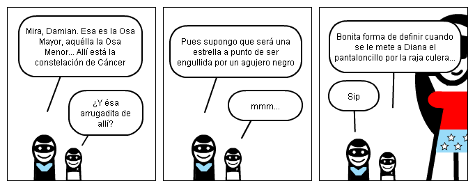 Mirando las estrellas, por Nacho
