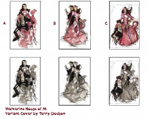 Bocetos Terry Dodson - New Avengers 7