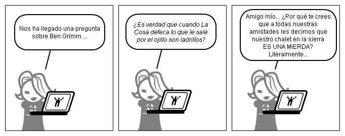 Deposiciones de la Cosa, por Nacho