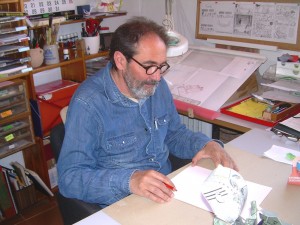 Sento Llobel en su estudio - 1