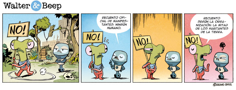Contando manifestantes, por Deamo Bros