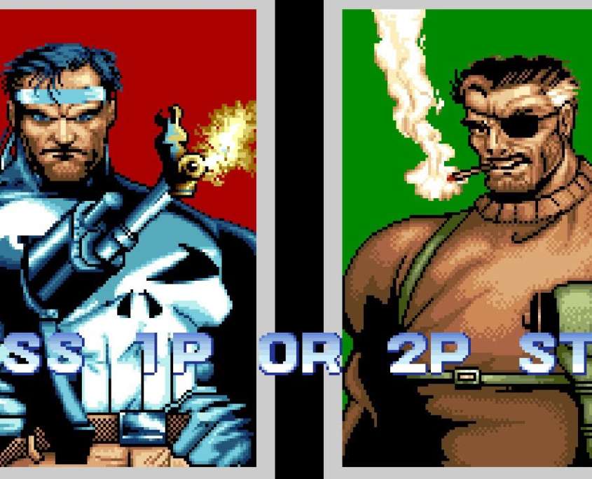 Punisher y Nick Fury en la Arcade (1993)