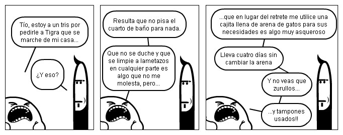 Igual le pido que se vaya, por Nacho