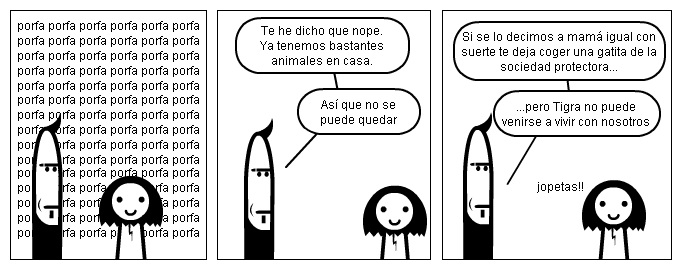 Una gatita, por Nacho