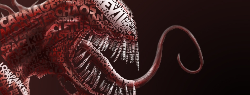 Superhéroes realizados con tipografías, por Midu1995 1 Carnage - midu1995