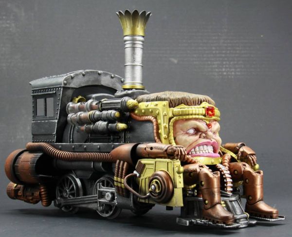 Figuras steampunk de Modok y Galactus 4 Figura steampunk Modok 01