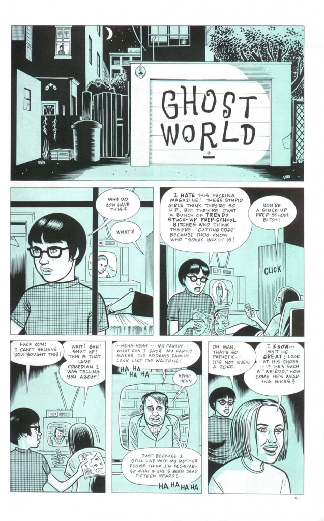 La Cúpula publica en rústica Ghost World: Mundo Fantasmal, de Daniel Clowes 3 Página Ghost World 1