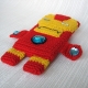 Funda de Iron Man para iPhone 5 y 4 de crochet 26 Carcasa Iron Man iPhone - 01