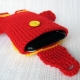 Funda de Iron Man para iPhone 5 y 4 de crochet 5 Carcasa Iron Man iPhone - 03
