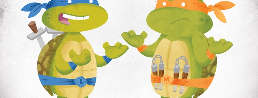 Superhéroes, por Dennis Salvatier 1 TMNT - Dennis Salvatier