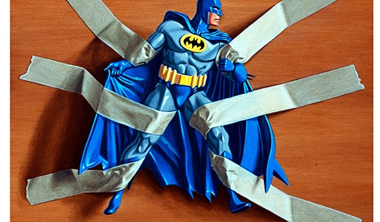 Batman atrapado por Simon Monk - 01