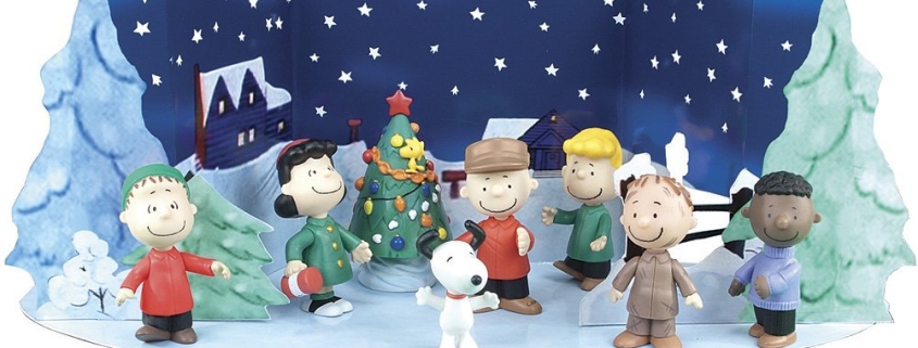 Set de figuras navideñas de Charlie Brown 1 Set Peanuts Navidad - 01