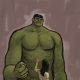 Superhéroes, por Chris Johnston 24 Chris Johnston - Hulk