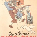 Cartel promocional Tintin 1945