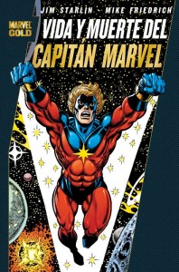 Portada Vida y muerte Capitán Marvel