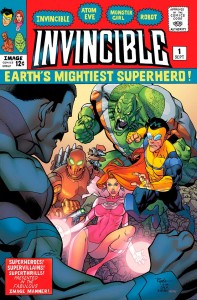 Invencible en homenaje a Kirby por Ryan Ottley