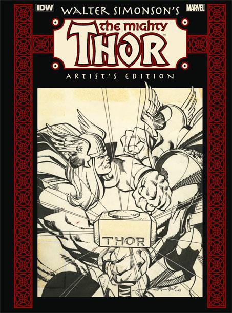 Próximos lanzamientos de la línea Artist´s Edition de IDW 7 Portada Thor W. Simonson Artist Edition