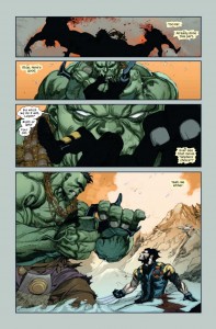 Página Ultimate Lobezno vs Hulk 02