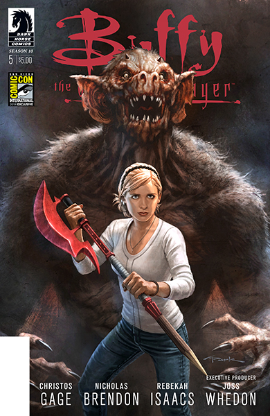 Portada Buffy 5 Season 10 - Comic-Con 2014