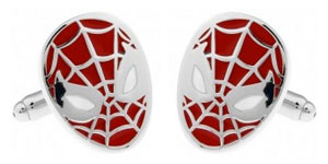 Gemelos Spiderman rojo (detalle)
