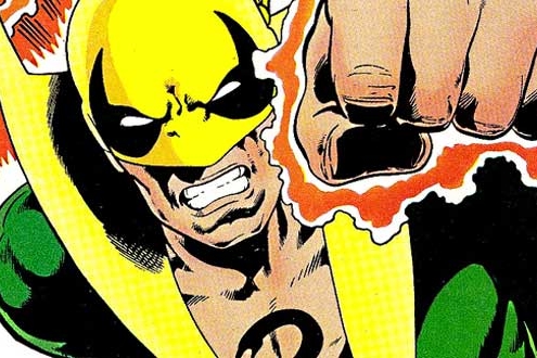 Detalle portada Marvel Gold: Puño de Hierro