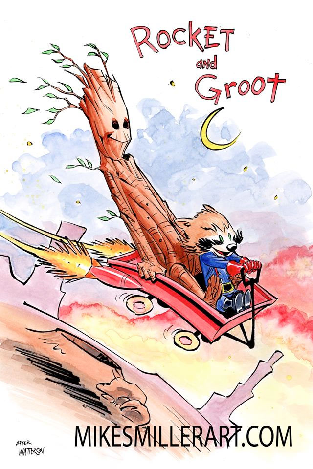Rocket y Groot a lo Calvin Hobbes (02)