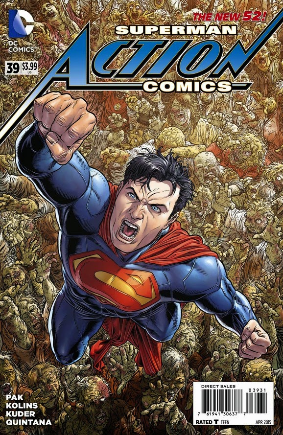 Lápices y tinta de la portada alternativa de Action Comics #39, por Juan José Ryp 4 Portada Action Comics 39