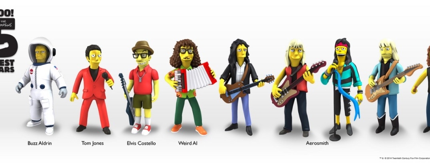 Figuras de las estrellas invitadas de Los Simpsons 1 Figuras invitadas Simpsons - 2