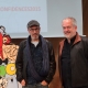 Astérix: El pápiro del César, desvelada la portada y tres páginas 11 Imagen rueda de prensa Uderzo, Goscinny, Ferri y Conrad 03