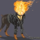 Perros del Universo Marvel, por Josh Lynch 24 Josh Lynch - Motorista Fantasma perro