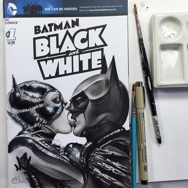 Chip Kidd y Batman Black and White: las portadas alternativas