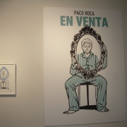 Cartel exposición Paco Roca: En venta