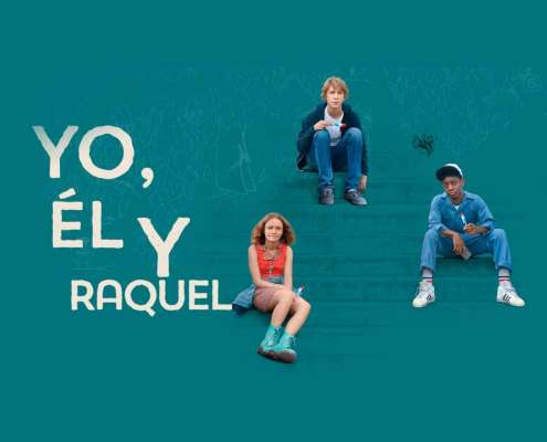 Cartel promocional Yo, él y Raquel