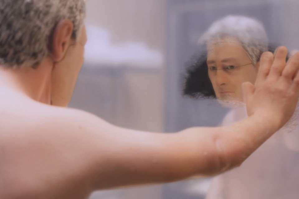 Actor David Thewlis voices Michael Stone as he engages in puppet showering, puppet profanity, puppet nudity and puppet hallucinations.