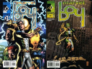Marvel Boy, de Grant Morrison y J.G. Jones 2 Portadas Marvel boy 1 y 2